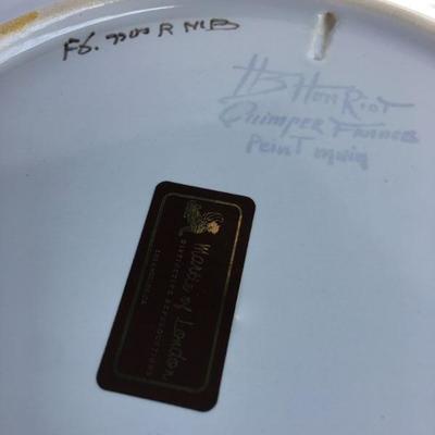Lot of 3 Heriot Quimper Dinner Plates Signed and Numbered