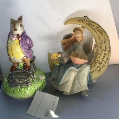 Lot of THREE Vintage Musical figurines