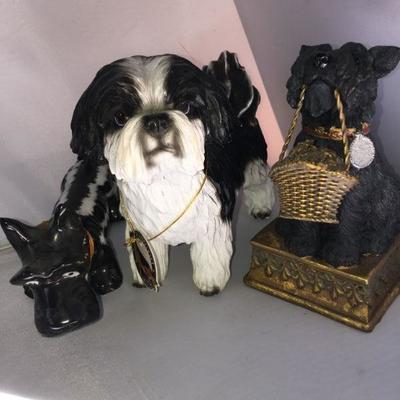 Vintage Lot of THREE Dogs