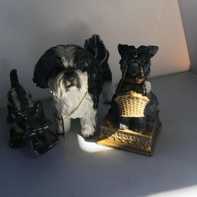 Vintage Lot of THREE Dogs