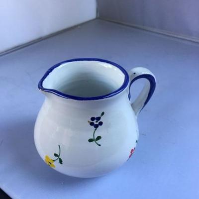 Vintage Ceramic Creamer Signed