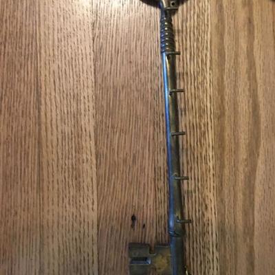 Vintage Pair of Metal Keys Designed As Coat Hanger