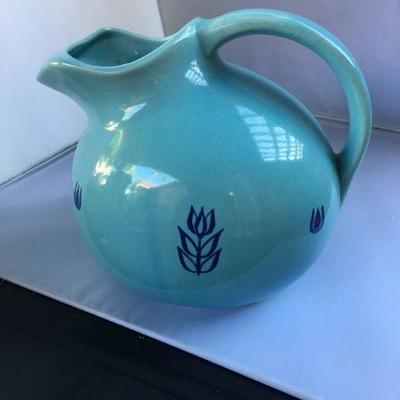 Vintage Hand Painted Ceramic Pitcher