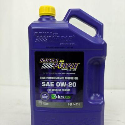 Royal Purple SAE 0W-20 Motor Oil 5 Qt - New