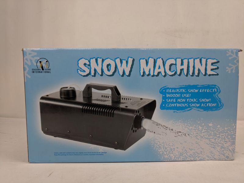 Seasonal Visions Snow Machine New, Opened Box