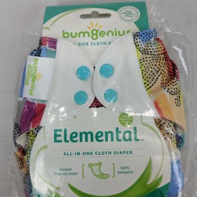 Bumgenius Elemental All-In-One Cloth Diaper - New