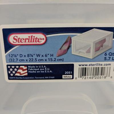 Sterilite 6 qt Drawers, Qty 6 - New