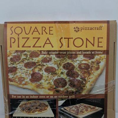 Pizzacraft Square Pizza Stone - New
