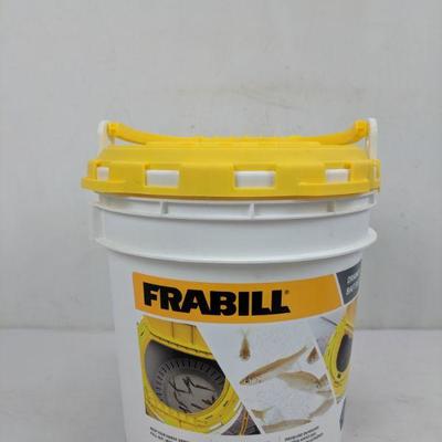 Frabill Draining Bait Bucket, 2 Gallon - New