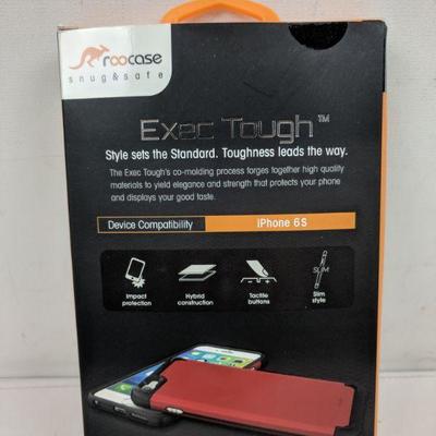 Roocase Exec Tough, Red, For iPhone 6S - New