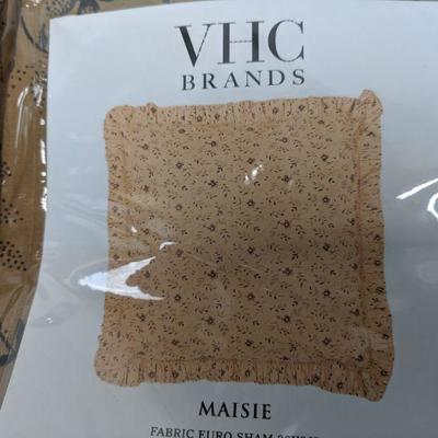 VHC Maisie Euro Pillow Shams, Set of 2, 26