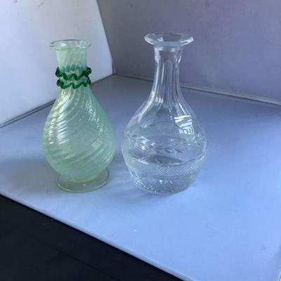 Vintage Lot of TWO Lovely Bottles
