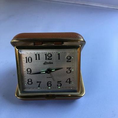 Vintage Traveler Mechanical Alarm Clock  Linden in Working Conditions