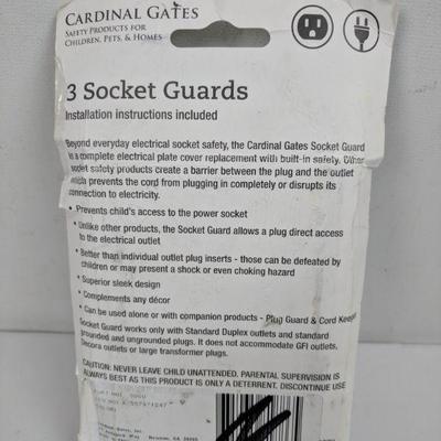 3 Socket Guards. Open Package, Unused