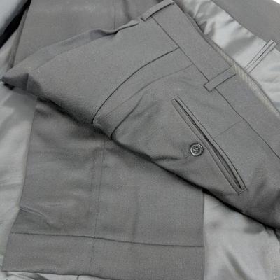 Black Suit by Perry Ellis Portfolio,Jacket Size 44R, Pants waist size approx 36