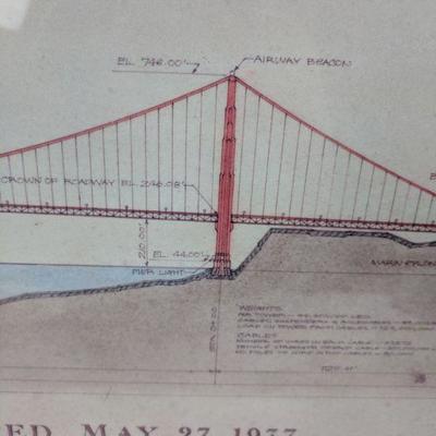The Golden Gate Bridge Framed Image