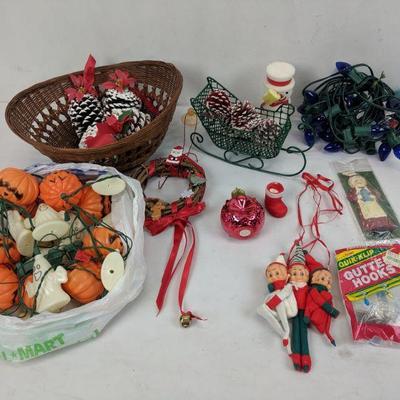 Vintage Holiday Decor: Christmas & Halloween (In Vintage Hormel Box)