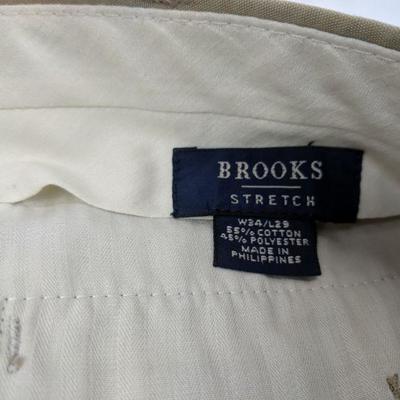 2 Pair Men's Pants: Request 34x30, Brooks 34x29
