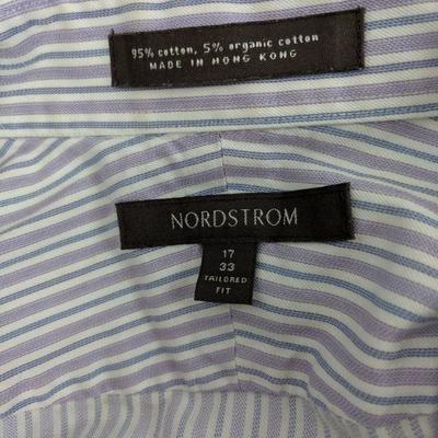 2 Men's Dress Shirts Nordstrom: Size 17 - 33