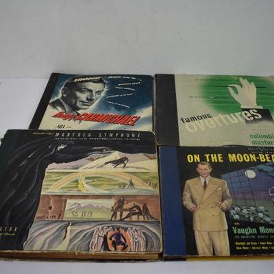 78 Rpm Record Books: On the Moon-Beam, Manfred Symphony, Hoagy Carmichael & More