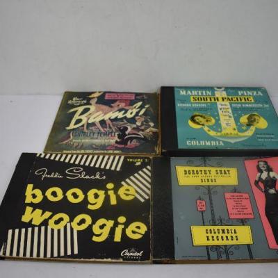 78 Rpm Record Books: Bambi, Boogie Woogie, South Pacific, Dorothy Shay