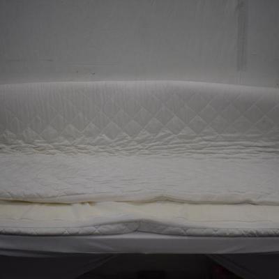 Sleep Innovations Polyester Mattress Topper for Queen, 60