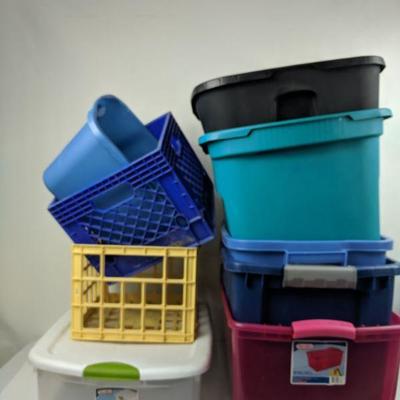 Misc Bins, Various Styles/Sizes, Only 1 Lid