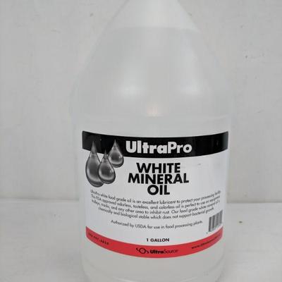1 Gallon Bottle White Mineral Oil, Ultra Pro - New