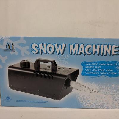 Seasonal Signs Snow Machine - New