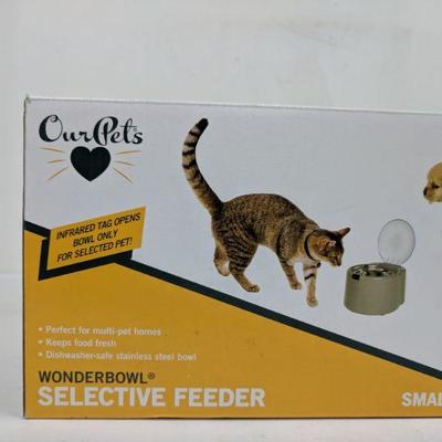 OurPets Wonderbowl Selective Feeder - Small - New