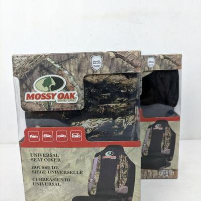 Mossy Oak Break Up Country Camo Universal Seat Cover, Set of 2 - New, Opened Box
