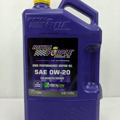 Royal Purple 0W-20 SAE Motor Oil 5 Qt - New