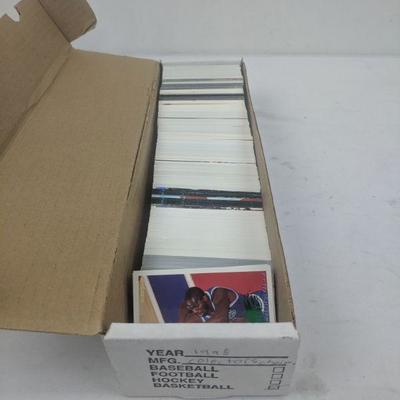 Box of ~350 Basketball (Fleer 95) & ~50 Baseball Cards (Topps 93)