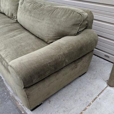 Green Couch, Great Condition - Clean, No Tears