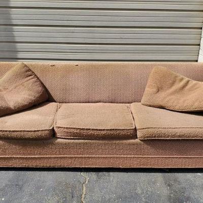 Mid Century Modern Sofa Couch, Hideabed, Needs TLC