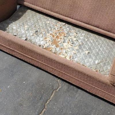 Mid Century Modern Sofa Couch, Hideabed, Needs TLC
