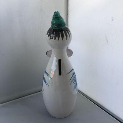 Vintage Italian Hand Painted Piggy Bank