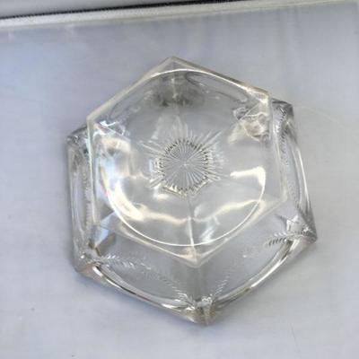 Vintage German Crystal Hexagonal with Superb Design