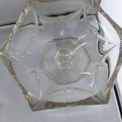 Vintage German Crystal Hexagonal with Superb Design
