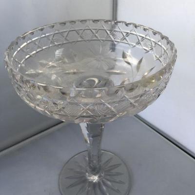 Vintage German Crystal Candy Dish