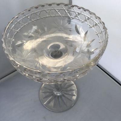 Vintage German Crystal Candy Dish