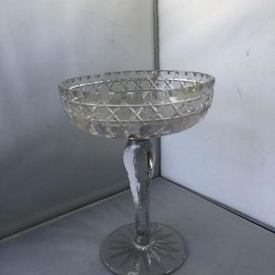 Vintage German Crystal Candy Dish
