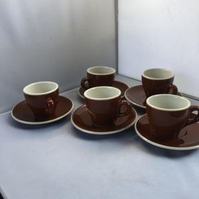 Vintage Set of Espresso Coffee Made in Italy Set Never Used
