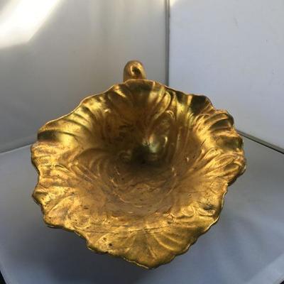 Vintage Ceramic Gold Plated Horne of Plenty