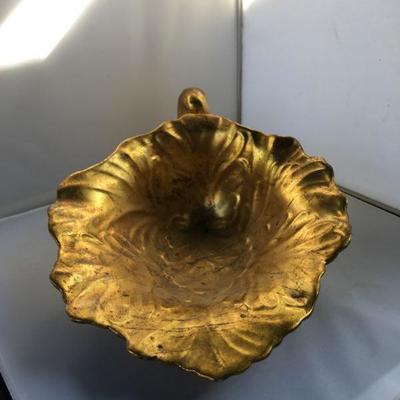 Vintage Ceramic Gold Plated Horne of Plenty