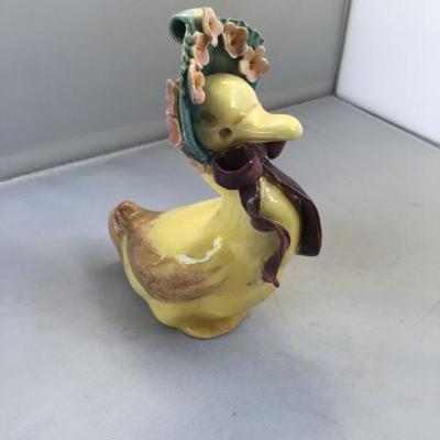 Vintage Ceramic Hand Painted Duck 