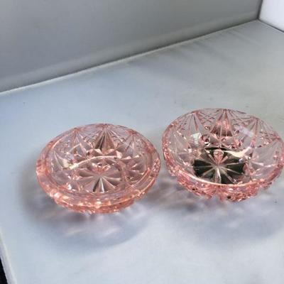 Vintage Beautiful Crystal Cut Glass Jar