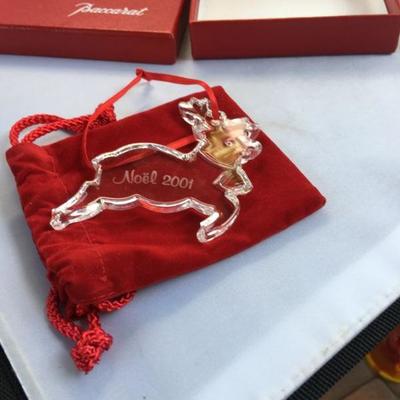 Authentic Baccarat Deer Noel 2001 