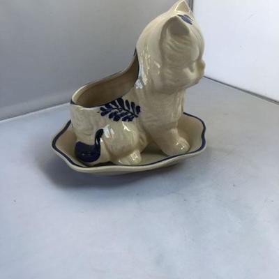 Vintage Ceramic Hand Painted and Crafted Cat 