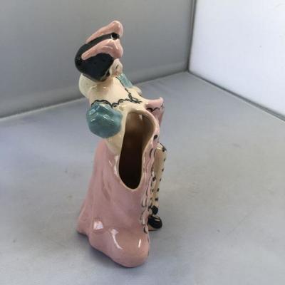 Vintage Porcelain Hand Painted Figurine Signed Kim Ward